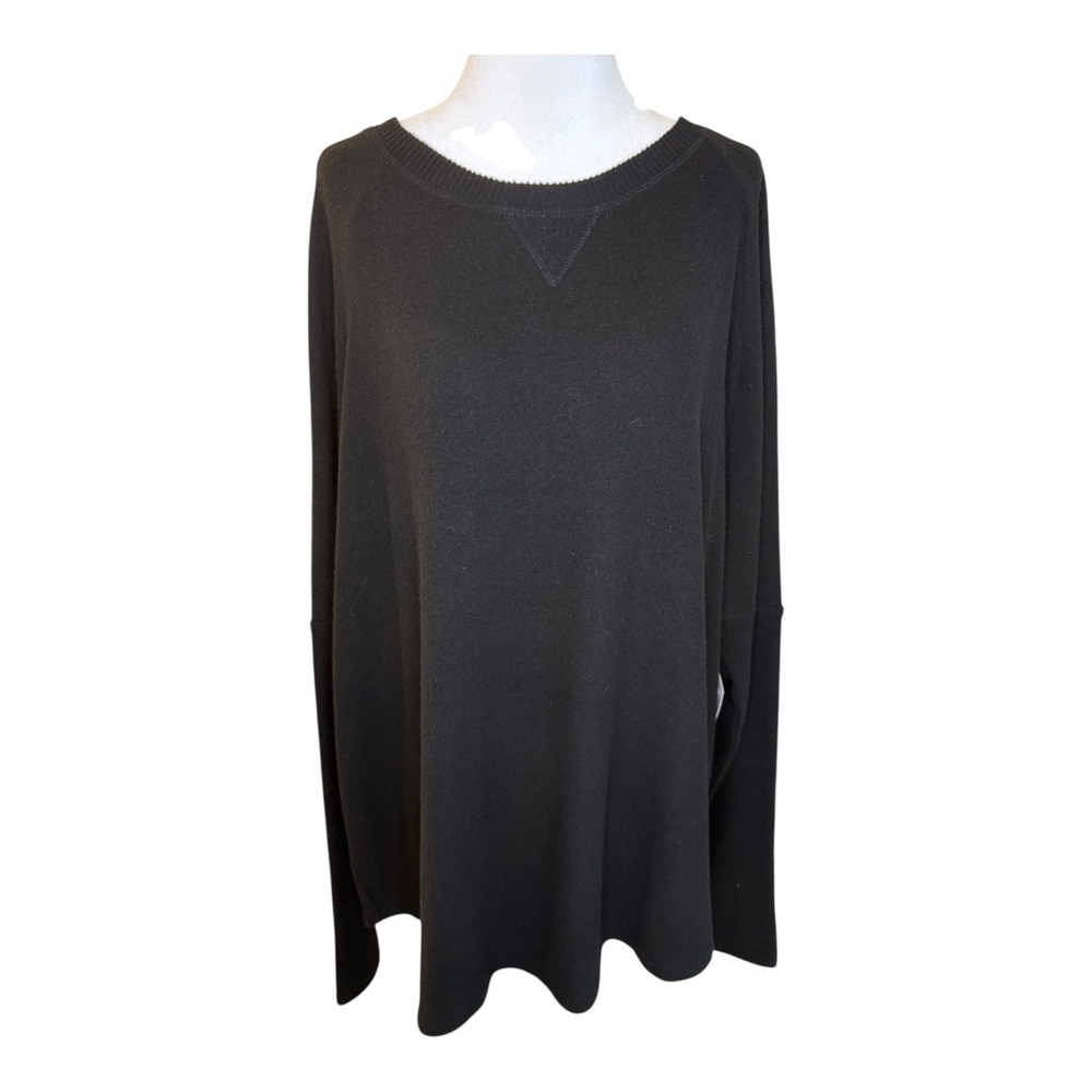 Sweet Romeo Oversized Tunic Top Comfy Long Sleeve Pullover 2X NWT